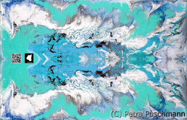 Large scale Acrylomanie Application (280 x 220cm) 2011