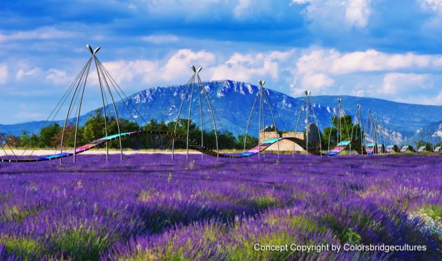 Kultur-Identität-Farbe (ColorsBridgeCultures) - Französisches Länder Modul